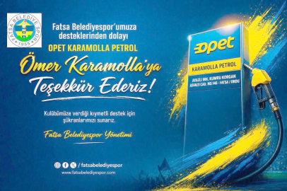 KARAMOLLA’DAN FATSA BELEDİYESPOR’A DEV DESTEK!