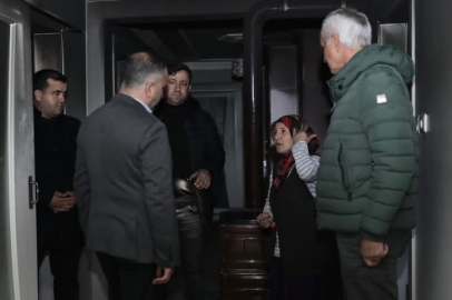 YANGININ ARDINDAN DESTEK ELİ GELDİ