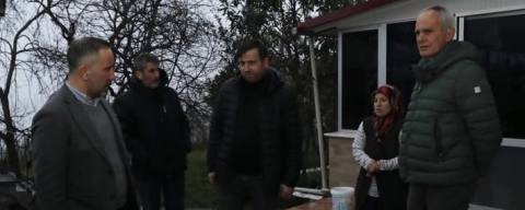 YANGININ ARDINDAN DESTEK ELİ GELDİ