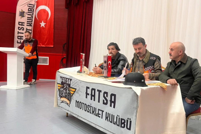 FATSA MOTOSİKLET KULÜBÜ’NDE BİR KEZ DAHA GÜVEN TAZELENDİ