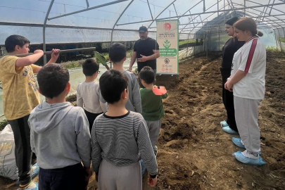 MİNİK ELLER  TOPRAKLA BULUŞTU!