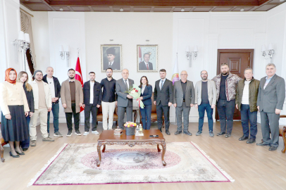 FATSA GAZETECİLER VE BASIN DERNEĞİ’NDEN VALİ EROL’A ZİYARET