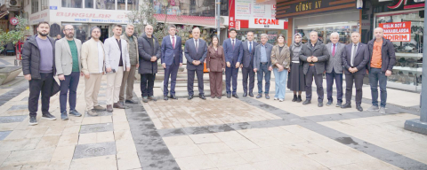 VALİ EROL’DAN FATSA GAZETECİLER VE BASIN DERNEĞİ’NE İADE-İ ZİYARET