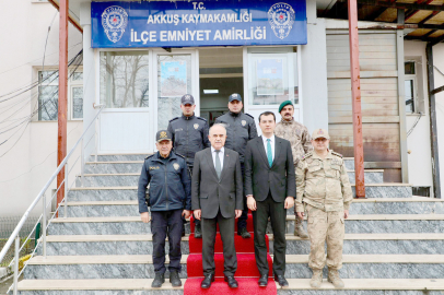 VALİ EROL, ÇAYBAŞI VE AKKUŞ İLÇELERİNİ ZİYARET ETTİ