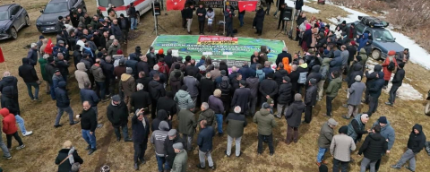 “TOPRAKLARIMIZI SERMAYEYE PEŞKEŞ ÇEKTİRMEYECEĞİZ”