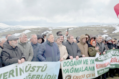 MADEN PROJESİNE KARŞI YAYLA AYAĞA KALKTI