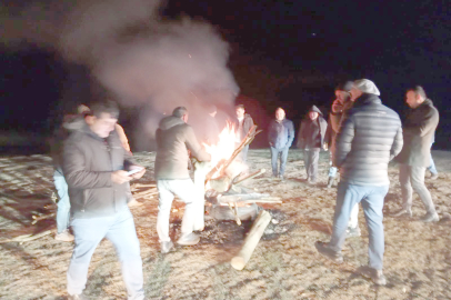 ÇOBANTEPESİ’NDE GECE BOYU MADEN NÖBETİ!