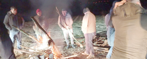 ÇOBANTEPESİ’NDE GECE BOYU MADEN NÖBETİ!