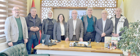 FATSA GAZETECİLER VE BASIN DERNEĞİNDEN FATSA ZİRAAT ODASI’NA  ZİYARET 