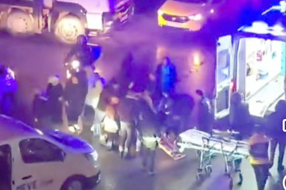 KÖR NOKTADA KAZA: YAYA YARALANDI!