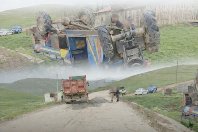 PERŞEMBE YAYLASI’NDA PATPAT DEVRİLDİ: 1 KİŞİ YARALANDI