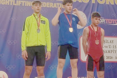 ORDULU HALTERCİ TÜRKİYE İKİNCİSİ OLDU