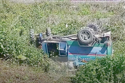 PAT PAT DEVRİLDİ: 1 KİŞİ YARALANDI