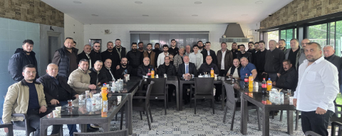 BAŞKAN ALİ FEYZİ DOSTLARIYLA BOLAMAN’DA BİR ARAYA GELDİ