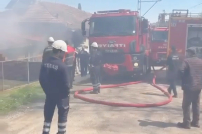 KUMRU’DA BİR  EV KÜLE DÖNDÜ!