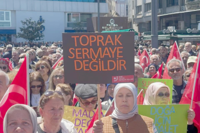 “TOPRAĞIMIZI MADENE TESLİM ETMEYECEĞİZ!”