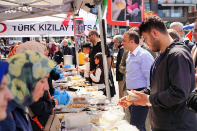 FATSA’NIN KALBİ GAZZE İÇİN ATTI!