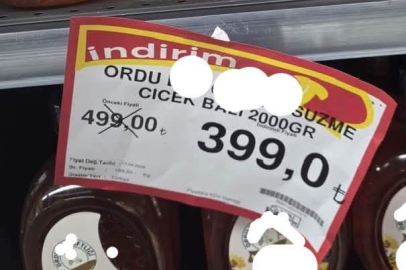 “ORDU BALI” ADI ALTINDA SATILAN ÜRÜNLERE SERT TEPKİ