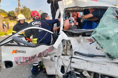 ÜNYE-FATSA KARAYOLU ÜZERİNDE KAZA: 1 YARALI