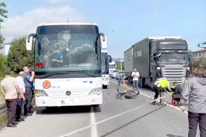 OTOBÜSE ÇARPAN MOTOSİKLET SÜRÜCÜSÜ HAYATINI KAYBETTİ