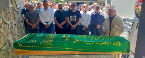 HASAN ÇÜRÜKSU DUALARLA UĞURLANDI 