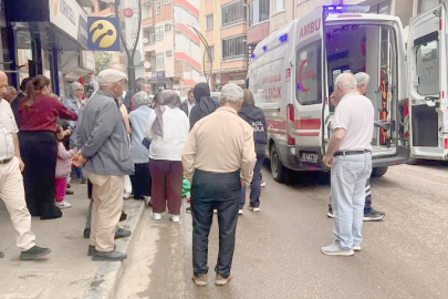 MOTOSİKLETİN ÇARPTIĞI YAYA YARALANDI!