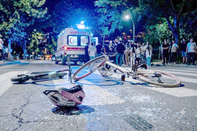 BİSİKLETLE SCOOTER ÇARPIŞTI: 1 YARALI
