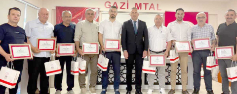 KAN BAĞIŞINA DESTEK VEREN  OKUL MÜDÜRLERİNE ANLAMLI HEDİYE!