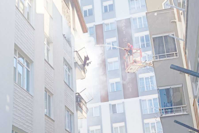 KURTULUŞ MAHALLESİ’NDE KORKUTAN YANGIN PANİĞİ!