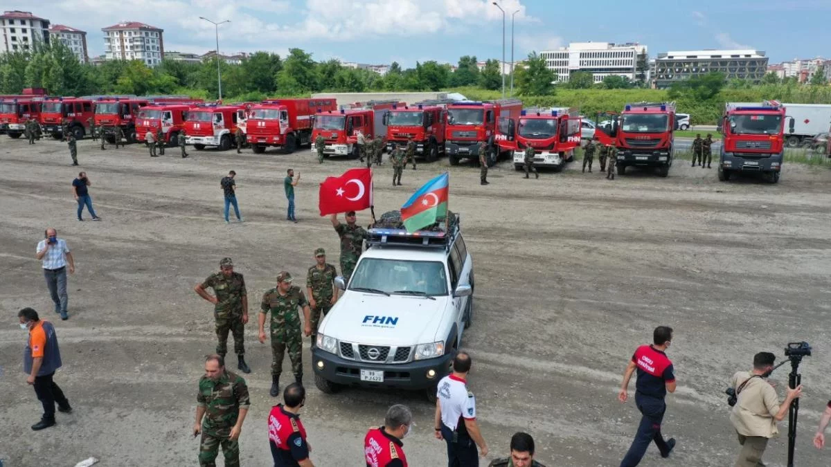 Can Azerbaycan Yardım Ekipleri Ordu’da Yakıt İkmali Yaptı