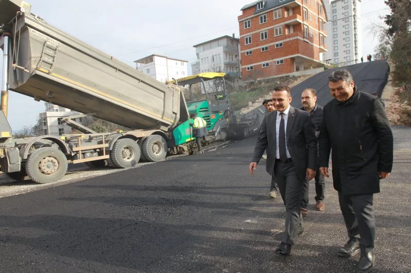 Fatsa Belediye Başkanı İbrahim Etem Kibar:“2.700 Metrelik Yolu Hizmete Sunacağız”
